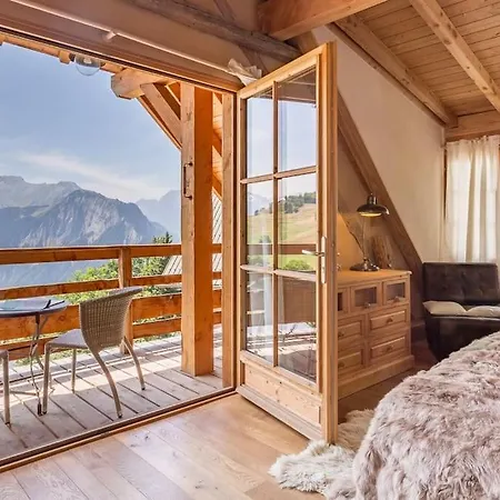 Chalet,14 P, 230m2,sauna,billard,source Chalé Villard-Reculas